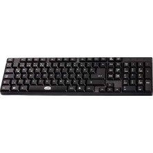 Elba Q Usb Siyah Türkçe Kablolu Standart Klavye Ek-020