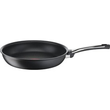 Tefal Titanyum Derin Tava 32 cm Çizilme Karşıtı Kaplama ile Siyah Renkli 1 Parça