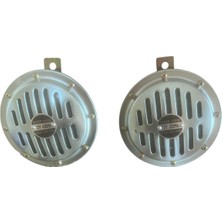 Arcars Korna 12V Super Tone Nıkel 130MM Set