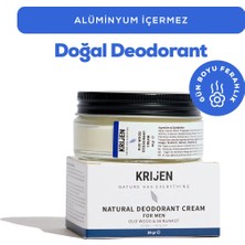 Krijen Ud Ağacı & Bergamot Erkek Krem Deodorant | Aluminyum Içermez + Mineral + Doğal Yağlar
