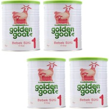 Golden Goat 1 Keçi Sütü Bazlı Bebek Sütü 400 gr 0-6 Ay İçin Sütlü 4'lü Paket