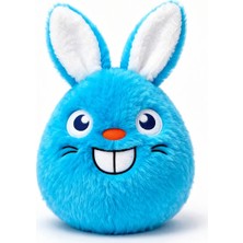Havhav Mavi Paskalya Tavşanı Peluş Köpek Oyuncağı – Hışırtı Sesli At-Getir Yumuşak Oyun Arkadaşı