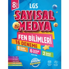 8. Sınıf Lgs Sayısal Medya Fen Bilimleri 16 Deneme Ünlüler Karması