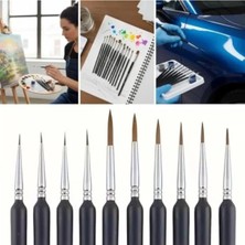 Esranın Dünyası 10 Adet Hobi ve Araba Rötüş Fırça Seti - Ince Detay Boyama