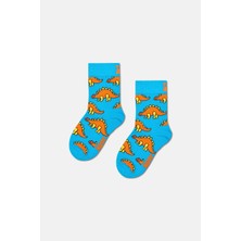 Happy Socks - Çocuk Stegosaurus Dinozor Desenli Çorap