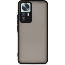 Erdo Ticaret Buğz Xiaomi Mi 12T Pro Kılıf Montreal Silikon Kapak - Siyah
