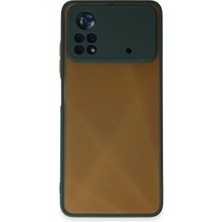 Erdo Ticaret Buğz Xiaomi Poco X4 Pro 5g Kılıf Montreal Silikon Kapak - Yeşil