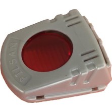 Pilsan 12 V Akülü Araç Kontak Yuvası Enversör + BUTON Gri Kırmızı Renk 15 kg Taşıma Kapasitesi