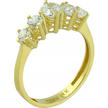 Altınkaynak 14 Ayar Altın Beştaş Yüzük  -  0202352