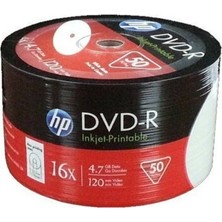  4,7gb-120mın 16x 50 li shrink printable dvd-r