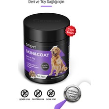 Cutepet Skin & Coat Köpek Deri ve Tüy Sağlığı Tableti 60 Adet – Omega 3-6-9, Biotin ve Kolajen Destekli