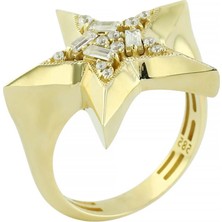 Altınkaynak 14 Ayar Altın Yıldızlı Yüzük  -  0205242