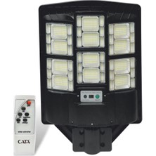 Cata Ct 4643 Solar Güneş Enerjili 600W Sensörlü Sokak Armatür 6400K Beyaz Işık