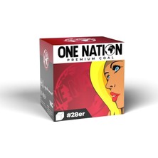 One Nation 28ER Premium Nargile Kömürü 1 kg