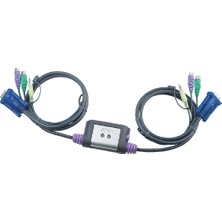 Aten 2 Port Kvm Switch With Audio Ps-2 Cs62A-A7