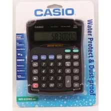 Casio 12 Hane Suya - Toza Dayanıklı Masa Üstü Hesap Makinesi Wd-220Ms-Bu