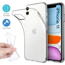 Erdo Ticaret Buğz Iphone 11 Kılıf Lüx Şeffaf Silikon