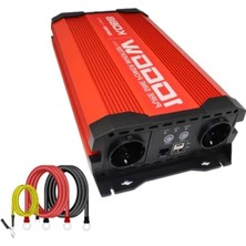 Esranın Dünyası 12V/220V 1000W Tam Sinüs Dönüştürücü Invertör