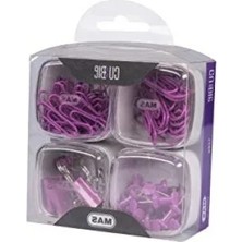 Esranın Dünyası 4'lü Kutu Ataş ve Raptiye Seti, Gökkuşağı Renkleri