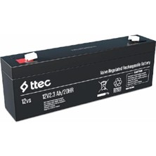 Ttec Plus 12V 2.3Ah Bakımsız Kuru Akü Yatay