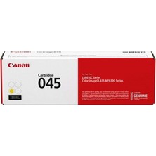 Canon CRG-045 Y Yellow Sarı 1.300 Sayfa Toner Mf635-631 Lbp613