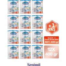 Senimil 4 Çocuk Devam Sütü 400 gr (+1 Yaş) 12 Li Avantaj Paketi