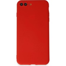 Erdo Ticaret Buğz Iphone 7 Plus Kılıf First Silikon - Kırmızı