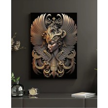 Şehzat 3D Kraliçe Dekor Kanvas Duvar Tablo