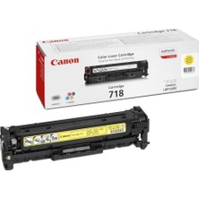 Canon Crg-718Y Yellow Sarı Toner Mf728-729 Mfc8350-8580 Lbp7210