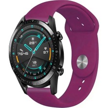 Kreton Huawei Watch Gt2 46MM ile Uyumlu Kordon Yumuşak Dokulu Esnek Jel Silikon Kayış