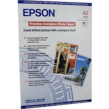 Epson A3 251 Gram 20 Li Premium Semigloss Fotoğraf Kağıdı S041334