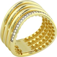 Altınkaynak 14 Ayar Altın Tasarım Yüzük  -  0194628