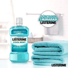 Listerine Ağız Bakım Suyu 500 ml Cool Mint Plak Azaltıcı Gün Boyu Ferah Nefes ve Sağlıklı Ağız