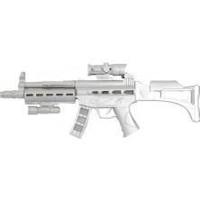 Senka Dürbünlü Pilli Tüfek 57 cm