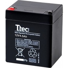 Ttec 12V 4.5Ah Bakımsız Kuru Akü