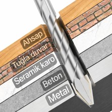 DRK Cok Amaclı Multi Matkap Ucu ( 6MM,8MM,10MM,12MM ) 4 Ad.