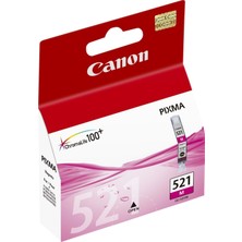 Canon Cli-521M Magenta Kırmızı Mürekkep Kartuş Mp260-540-550-560-620-630 Mx860-870