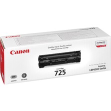 Canon Crg-725 1.600 Sayfa Kapasiteli Toner Lbp6030 Mf3010