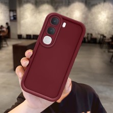 HONTINGA Vıvo Y31 5g  ile Uyumlu Kılıfı Düşüme Önleyici Basitlik Anti Düşme Kamera Korumali Spider Man Bordo Desen Yumuşak Silikon Telefon Kılıfı Kadın ve Erkek Için Uygundur K2-7000