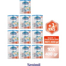 Senimil 4 Çocuk Devam Sütü 400 gr (+1 Yaş) 10 Lu Avantaj Paketi