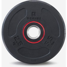 Decathlon Kauçuk Ağırlık Plakası - 2,5 kg - 28 mm Sap