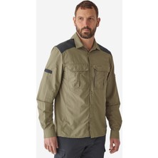 Decathlon Erkek Uzun Kollu Avcı Gömleği - Yeşil - Avcılık ve Doğa Gözlemi - 3xl