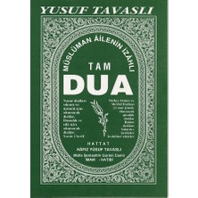 Tavaslı Yayınları Tam Dua (II.Hamur) Ciltsiz - Yusuf Tavaslı Normal Boy 640 Sayfa Eğitim Düzeyi Kitabı
