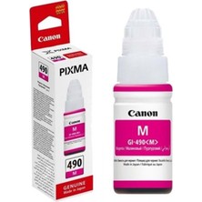 Canon GI-490M Magenta Kırmızı Şişe Mürekkep G1411-2411-3411-4411