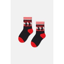 Happy Socks - Çocuk Hello Kıtty Arkadaşları Desenli Çorap
