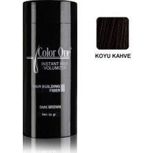 Color One Koyu Kahve Renkli 50 gr Amonyaklı Topik Saç Tozu Uzun Süre Kalıcı Etki