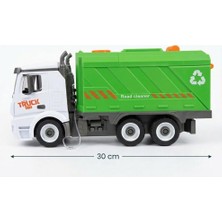 Farbu Oyuncak Uzaktan Kumandalı Işıklı 2.4 Ghz 1:18 Ölçekli Dıy Sök Tak Yol Temizleyici Oyuncak Kamyon