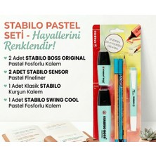 Stabilo Tek Renk Set Mavi