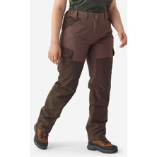 Decathlon Kadın Kargo Avcı Pantolonu - Kahverengi - Avcılık ve Doğa Gözlemi - 38