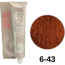 Icolor Natural Tüp Boya 100ML. 6-43 O. Bakır Altın